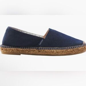 VISCATA Barceloneta Canvas Espadrille Flats 37 EUR size 7 made in Italy